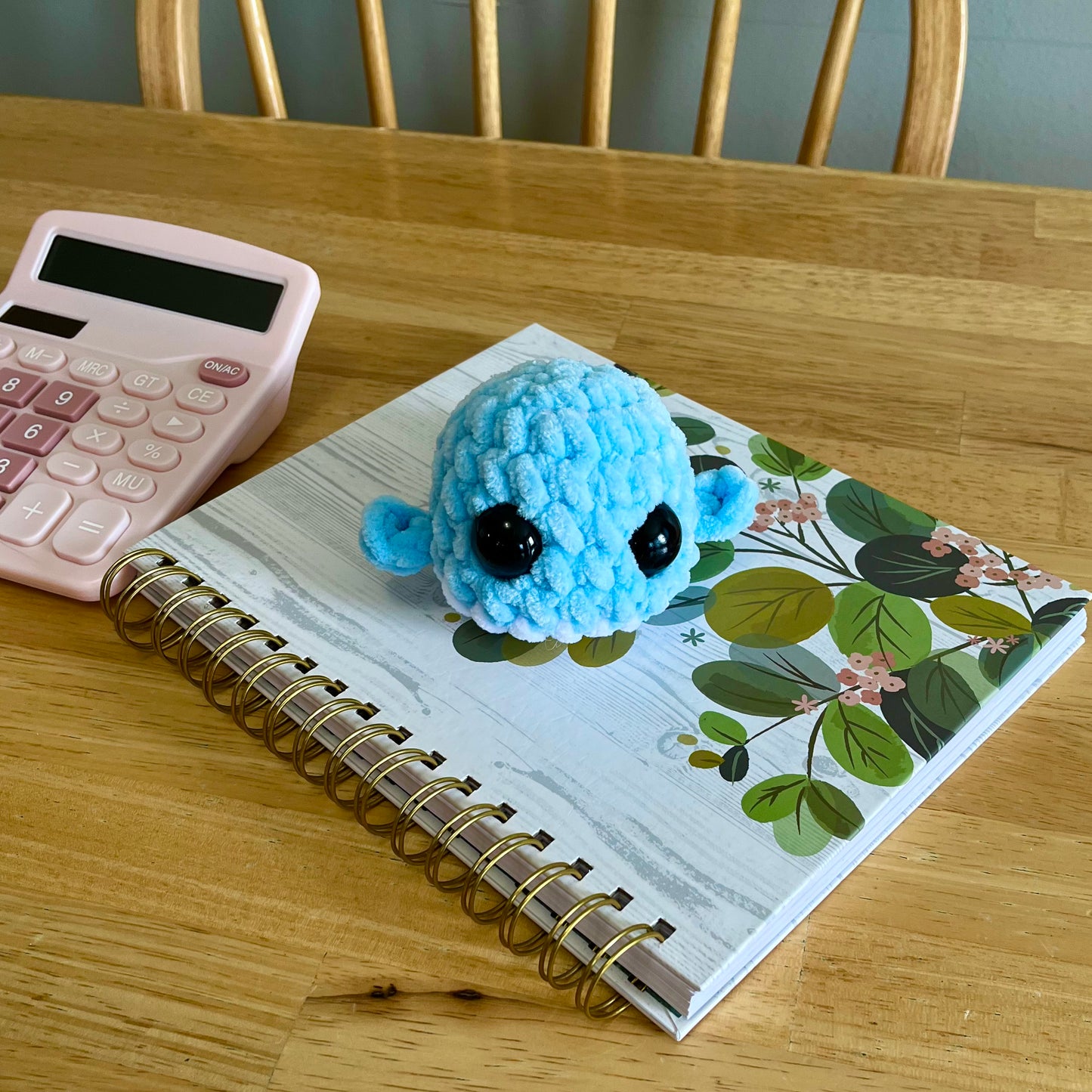 Whale Mini Crochet Plush Sky Blue