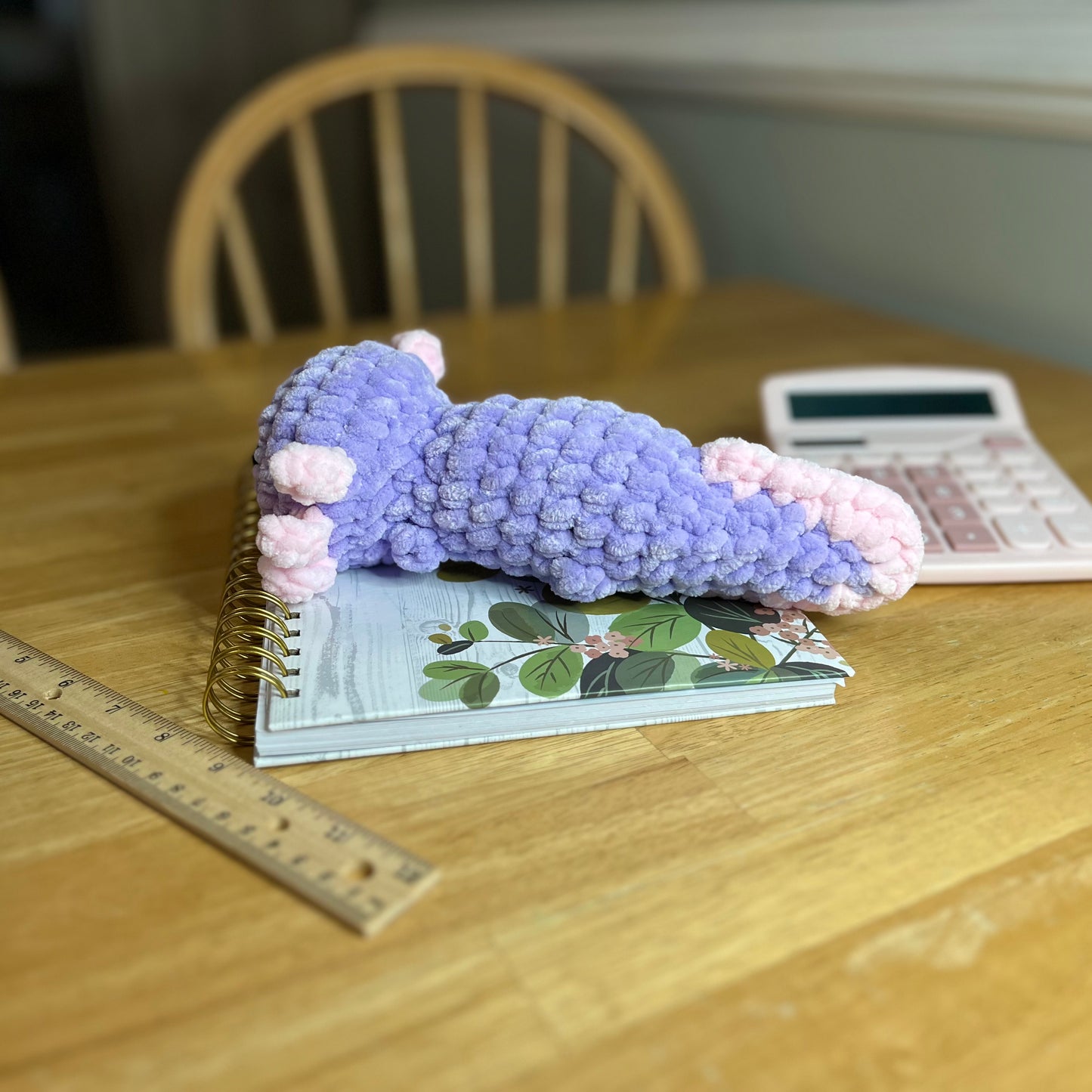 Axolotl Crochet Plushie Lavender