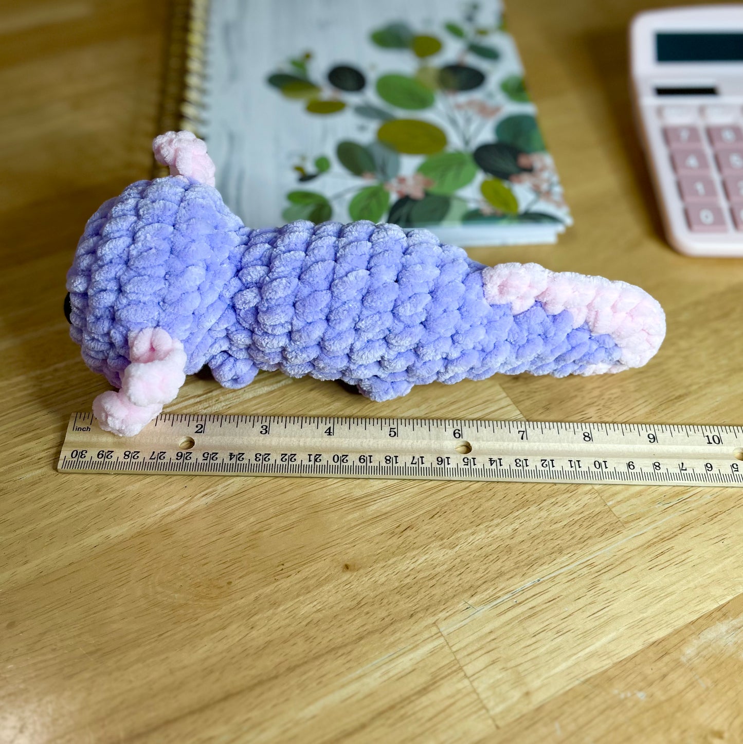 Axolotl Crochet Plushie Lavender