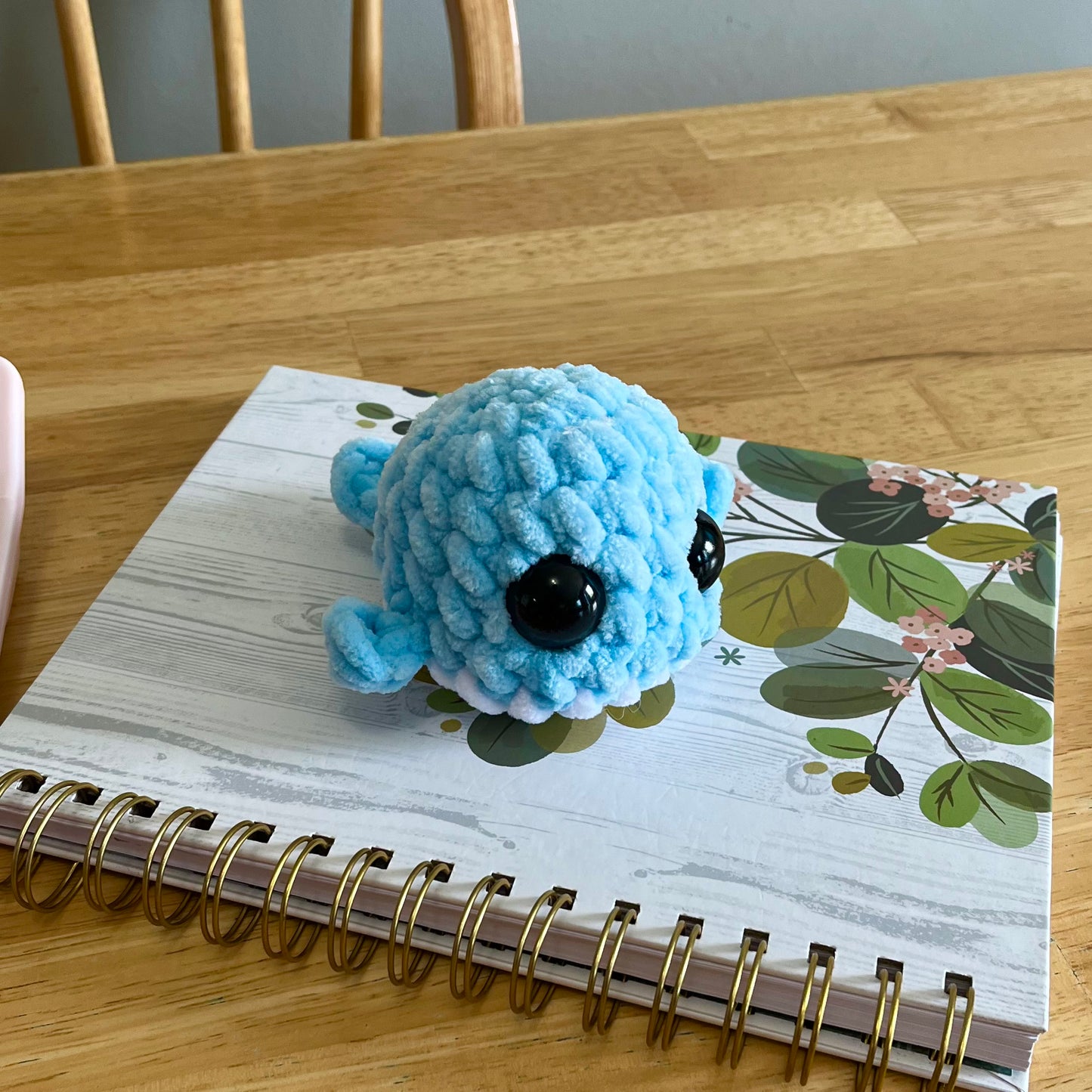 Whale Mini Crochet Plush Sky Blue