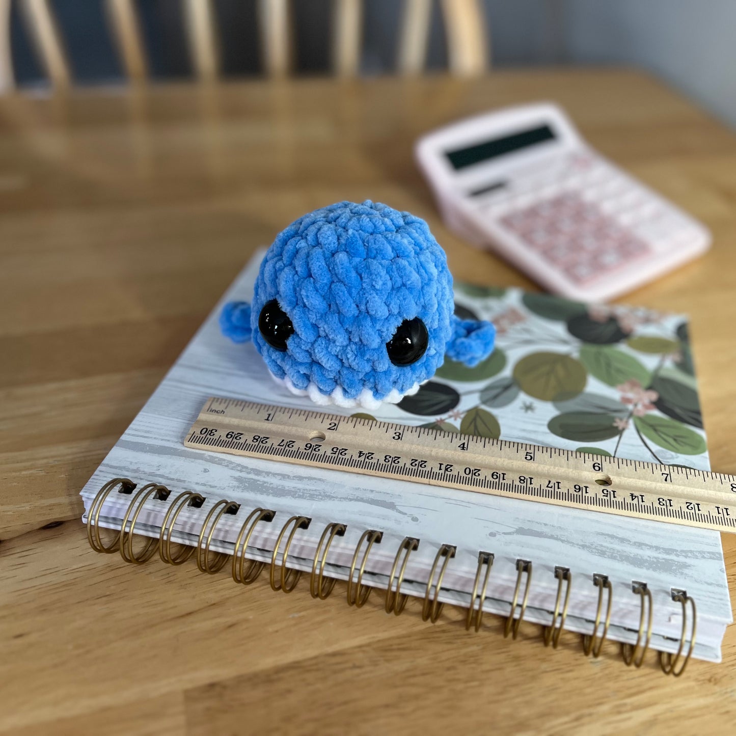 Whale Mini Crochet Plush Ocean Blue