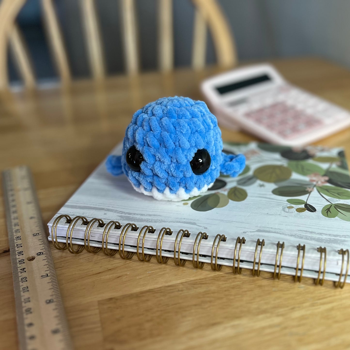 Whale Mini Crochet Plush Ocean Blue