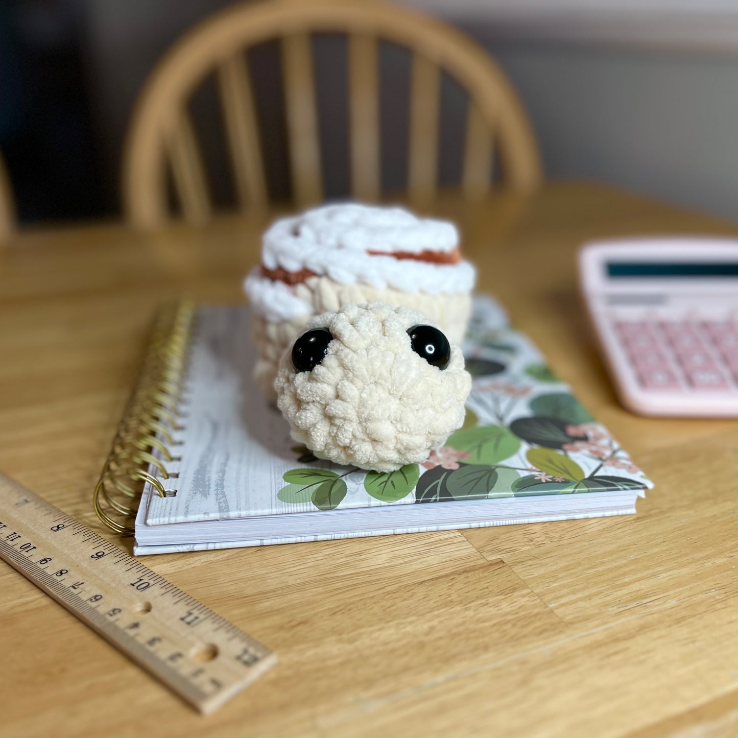 Cinnamon Roll Turtle Crochet Plush